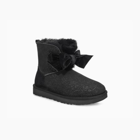 UGG Gita Twinkle Bow Mini - Boots Dame - Svart (NO-T561)